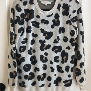 Loft Leopard Print Sweater